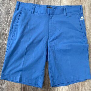 Adidas Mens Blue Golf Shorts Size 34 Lightweight Casual Athletic Wear Summer